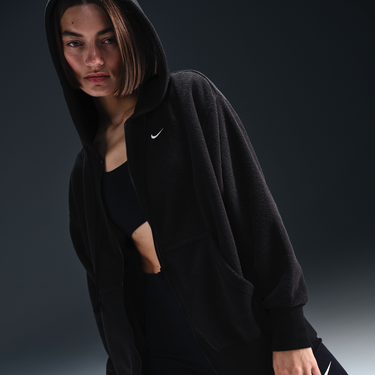 Суитчър Nike Hoodie Plush Черно | FZ1267-010, 0