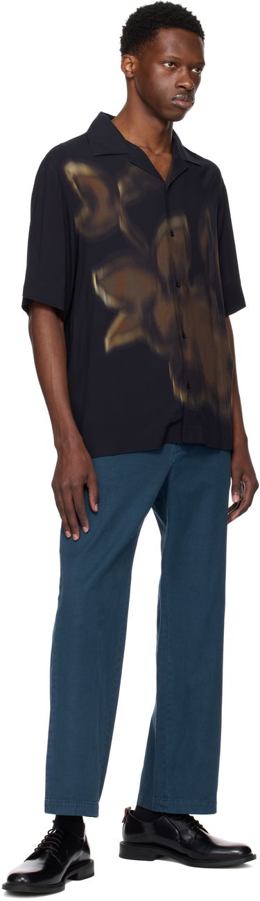 Риза BOSS Hugo Floral Printed Camp Shirt Черно | 50545387, 3