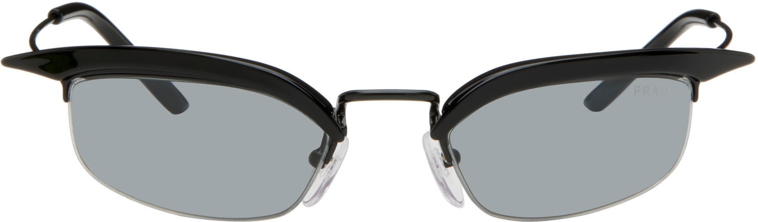 Слънчеви очила Prada Runway Cat-Eye Half-Rim Sunglasses Черно | 0PR B50S 8056262322154, 0