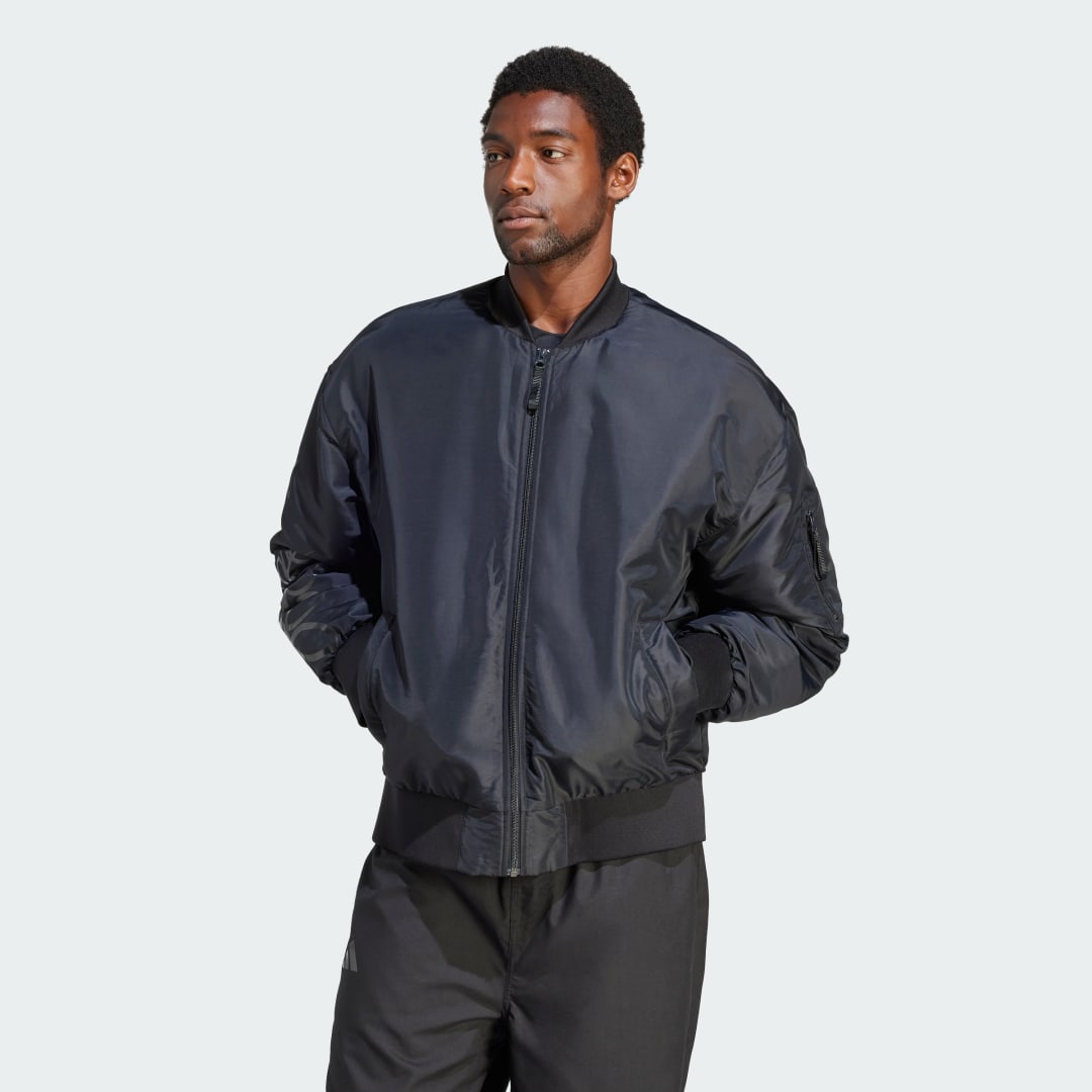 Яке adidas Originals All Blacks Rugby Thin-Filled Черно | IA5003, 1