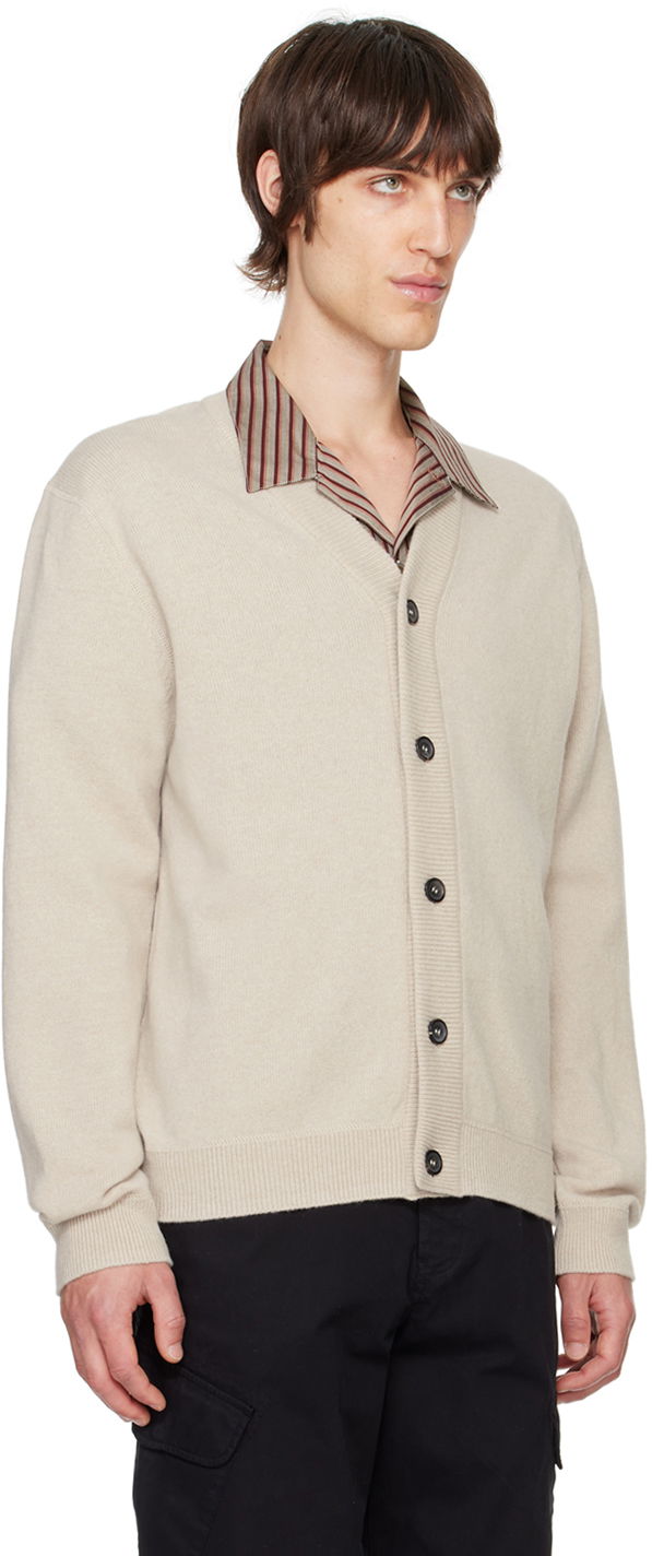 Пуловер Paul Smith PS Paul Smith Merino Wool Cardigan Бежово | M2R-535X-L21935-08, 1