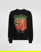 Dolce & Gabbana Embroidered Apple Graphic Sweatshirt
