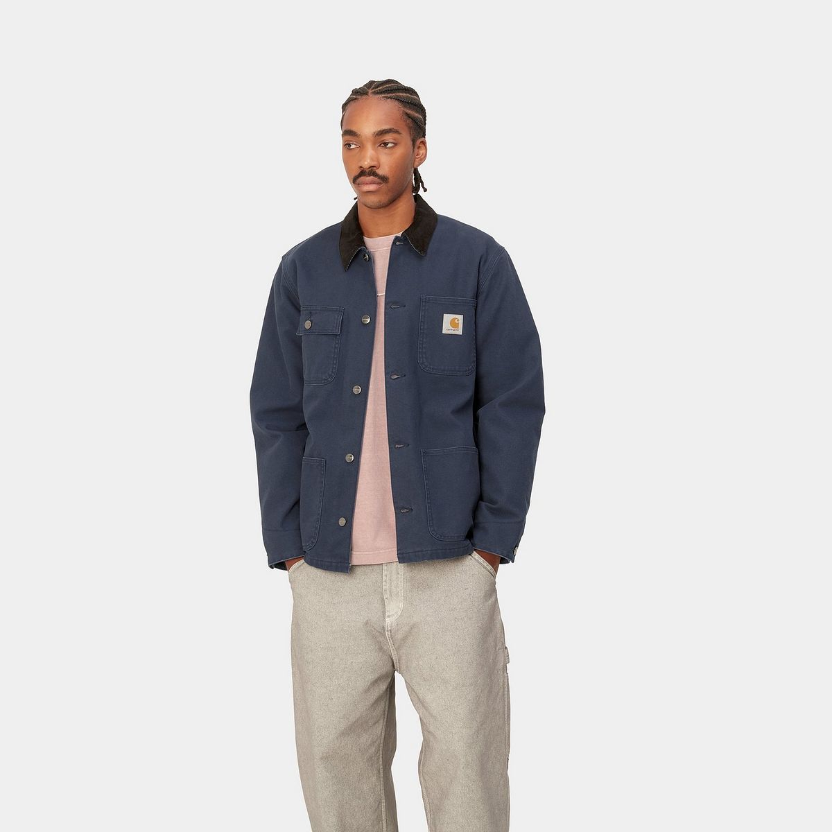 Палта Carhartt WIP Michigan Coat (Winter) Тъмно синьо | I015261_B89_60, 0