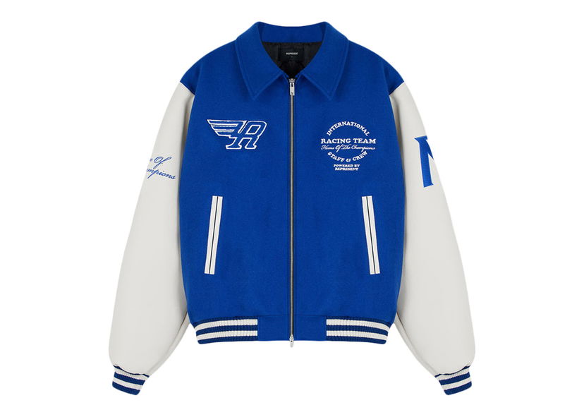 Яке Represent Clo Represent Racing Team Varsity Jacket Cobalt Синьо | M01143-109