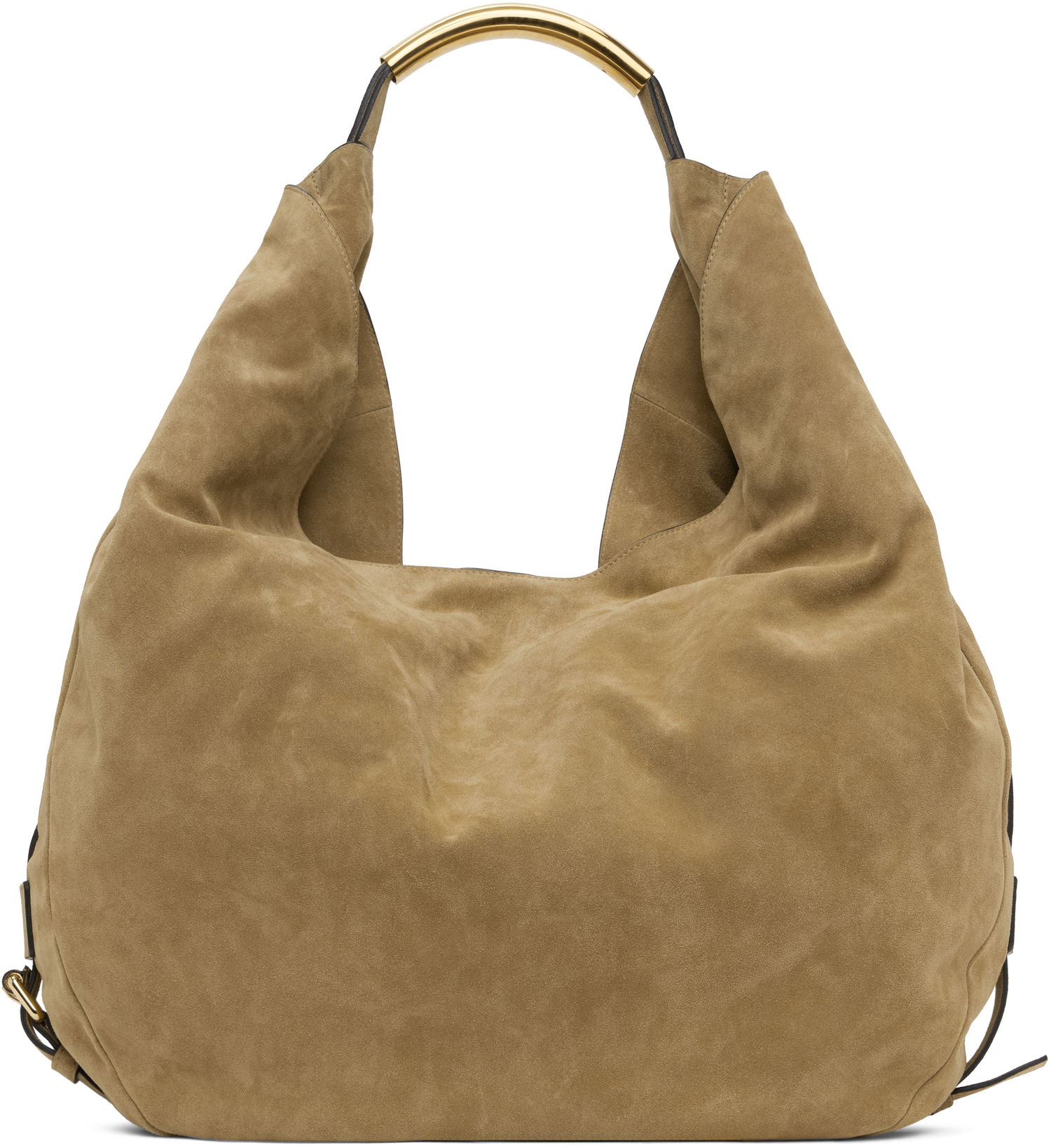Чанта през рамо Moschino Moschino 'Handle Me' Large Suede Shoulder Bag Кафяво | MC4181PP1M 251MOOF0 104, 0