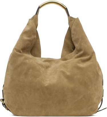 Чанта през рамо Moschino Moschino 'Handle Me' Large Suede Shoulder Bag Кафяво | MC4181PP1M 251MOOF0 104, 0