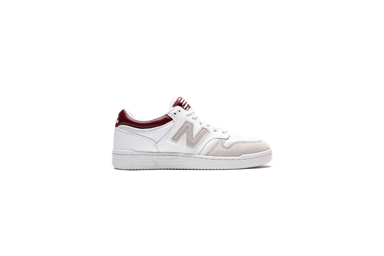 Кецове и обувки New Balance 480 "White Crimson" Бяло | BB480LKB, 0