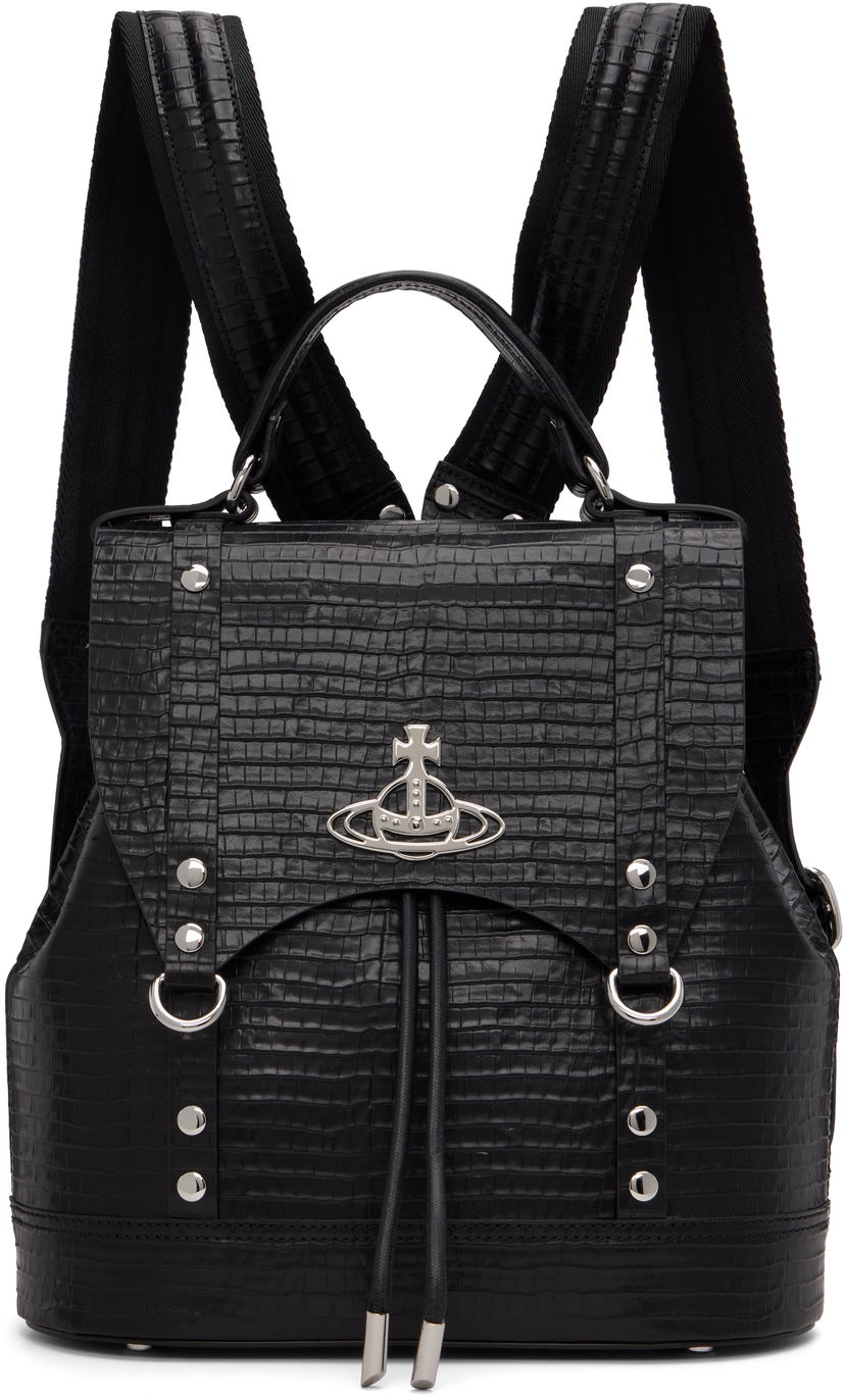 Раница Vivienne Westwood Vivienne Westwood Max Small Backpack Черно | 4A030006U-L00C1-