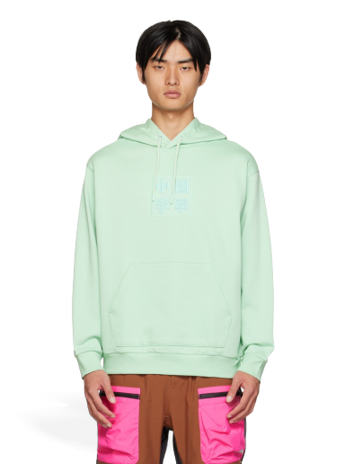 Суитчър Li-Ning Green Embroidered Hoodie Зелено | AWDS220-4K