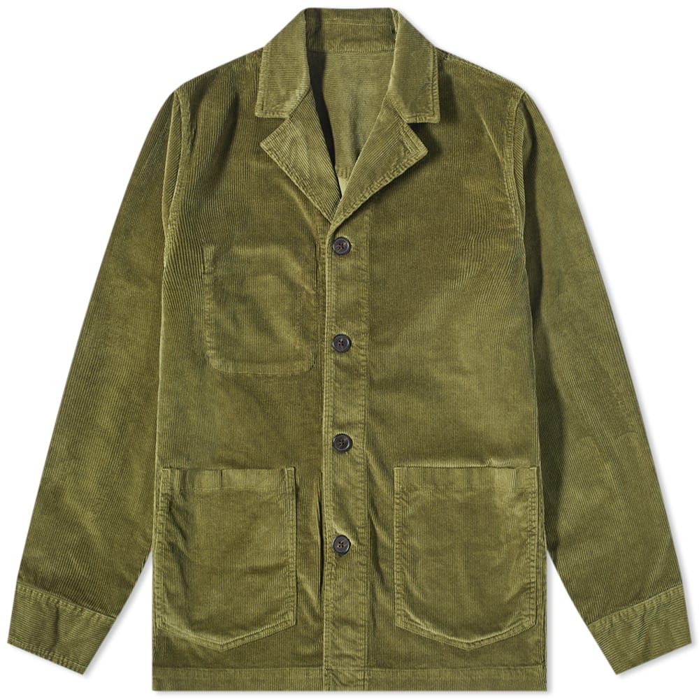 Яке Officine Générale Benjamin Cord Jacket Зелено | W22MTLG403PRE-GRN, 0