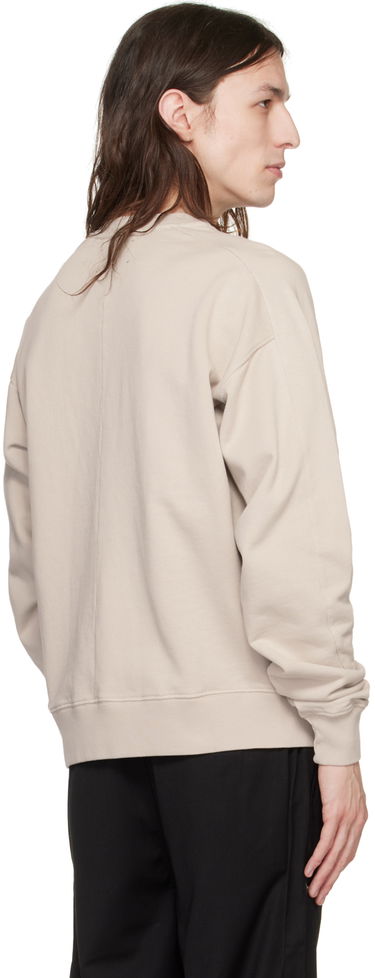 Суитчър HELIOT EMIL Crewneck Sweatshirt With Chest Pocket Бежово | HE_M_08_016_C03_ST18, 2