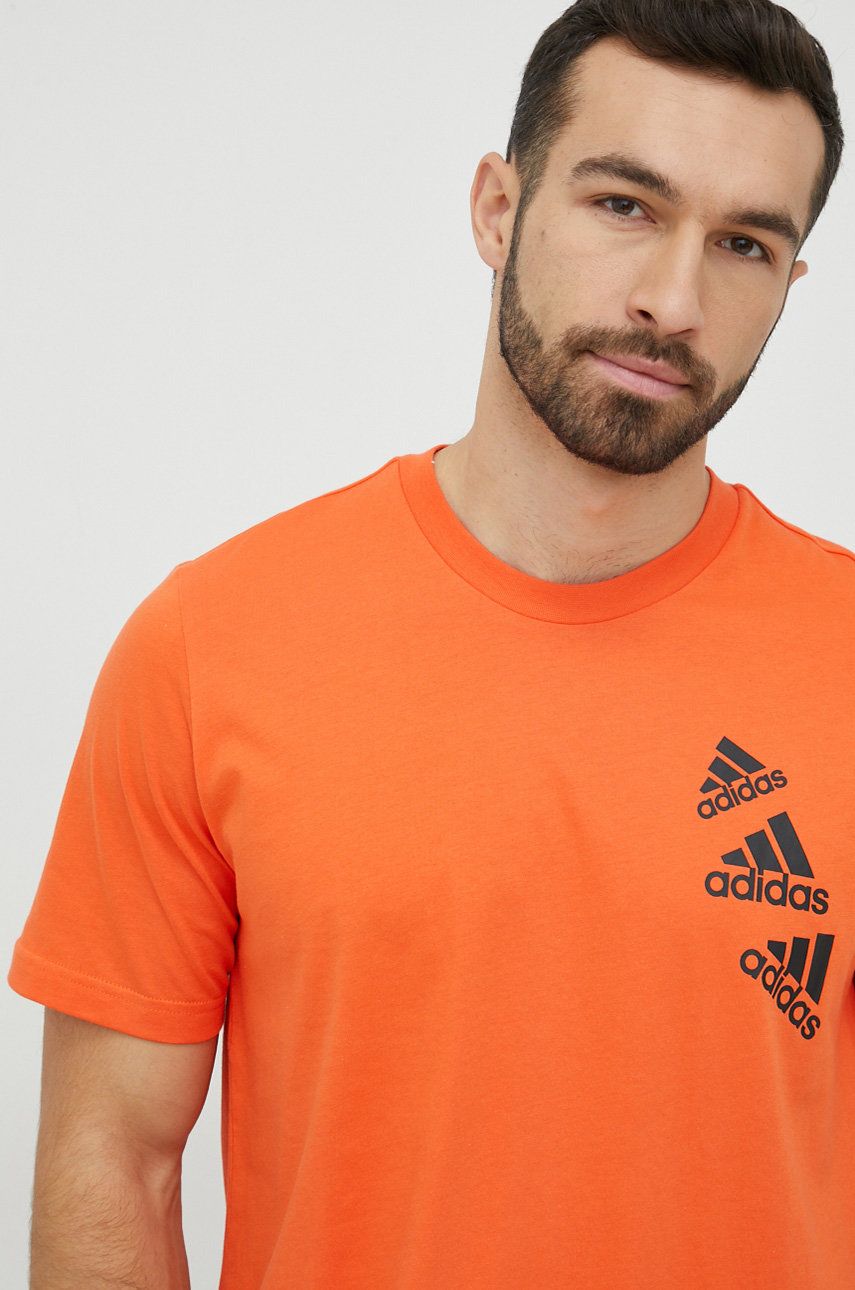 Тениска adidas Performance Cotton T-Shirt Оранжево
 | HL9388, 0