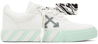 Кецове и обувки Off-White White Vulcanized Eco Canvas Low Sneakers Бяло | OMIA085F21FAB0010151, 0
