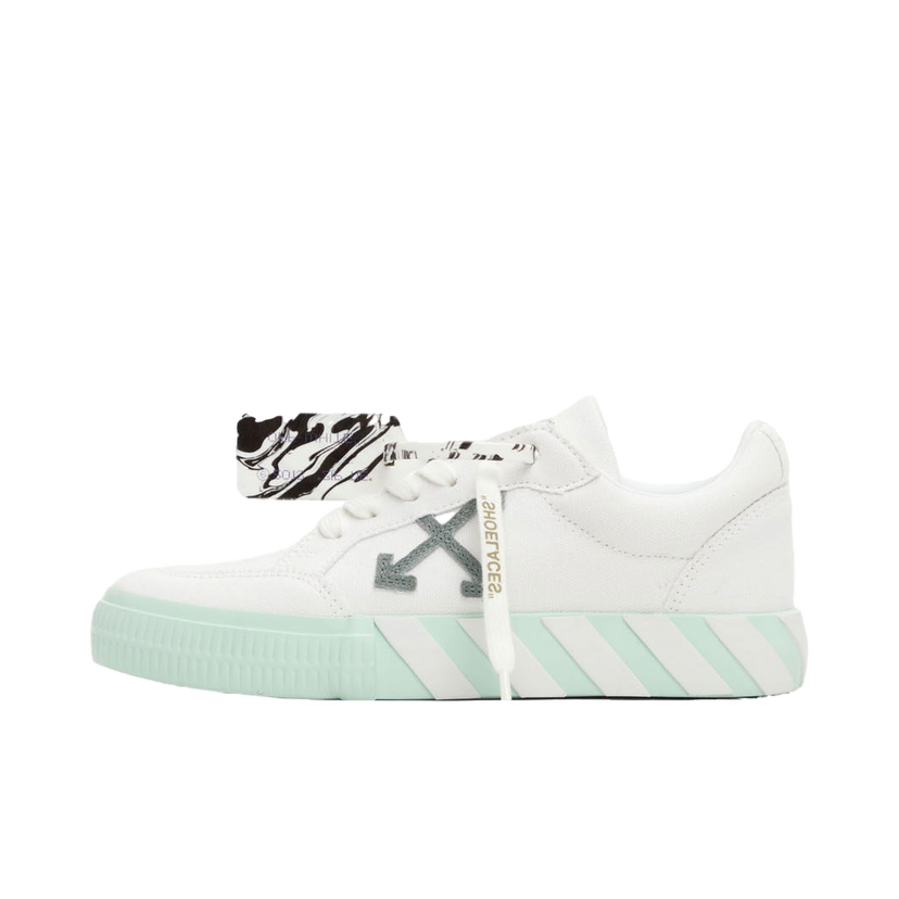Кецове и обувки Off-White White Vulcanized Eco Canvas Low Sneakers Бяло | OMIA085F21FAB0010151