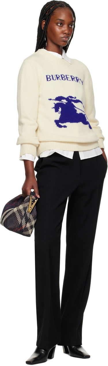 Дамска чанта Burberry Burberry Mini Peg Duffle Bag Тъмно синьо | 8103824, 3