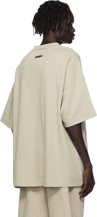 Тениска Fear of God ESSENTIALS 90s Fit Piqué Crewneck T-shirt Бежово | 125SP254416F, 2