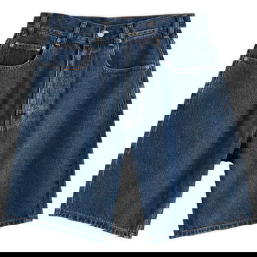 Къси панталони thisisneverthat thisisneverthat Washed Denim Shorts, Size Large Синьо | TN251DSO5S01-BLUE, 1