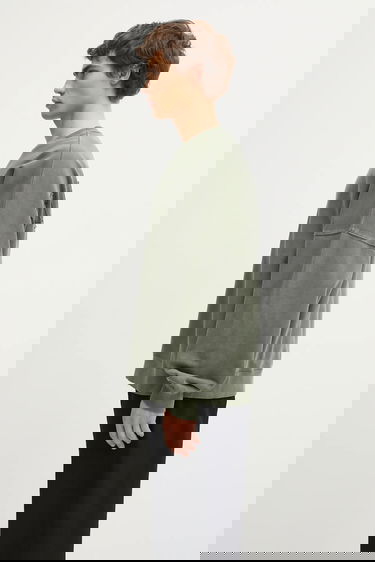 Суитчър Carhartt WIP RGGD Appliqué Sweatshirt Зелено | I035636.2ZXGD, 1