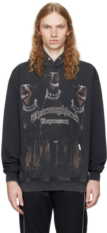 Суитчър Represent Clo Hoodie Thoroughbred Черно | MLM41134, 0
