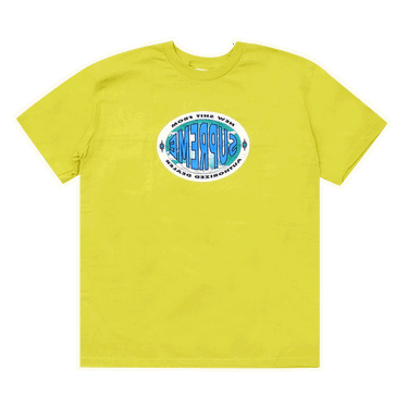 Тениска Supreme New Shit Tee Жълто | FW19T17 SULFUR, 0