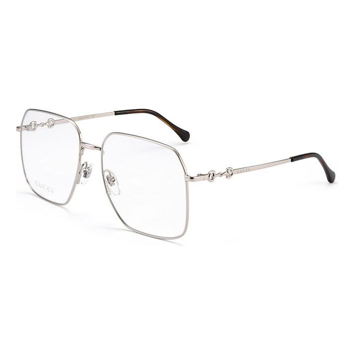 Слънчеви очила Gucci Gucci Horsebit Square Eyeglasses Металик | GG0952O-003, 0