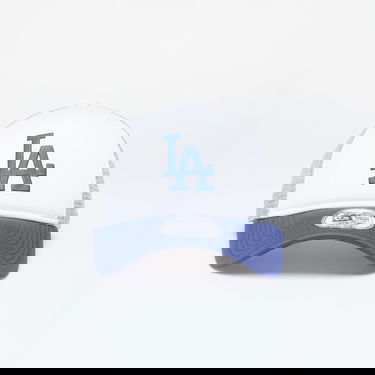 Шапка с козирка New Era Cap Los Angeles Dodgers 9FORTY Trucker Cap Dark Royal/ Gray Бяло | 60503524, 0