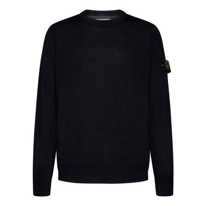 Пуловер Stone Island Stone Island Men's Wool Crewneck Sweater Синьо | 7915510C4-A0029