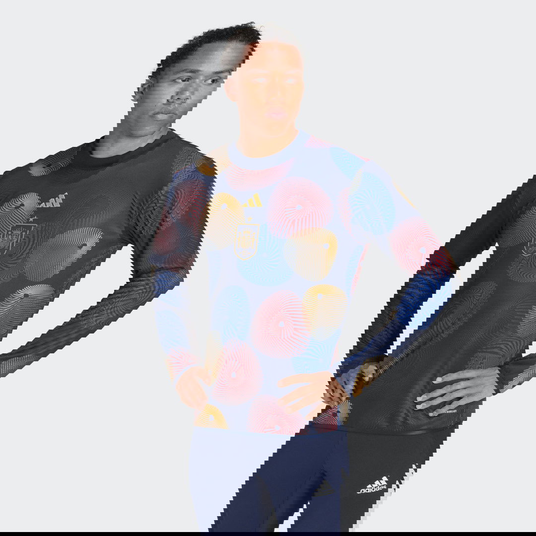 Тениска adidas Originals Spain Pre-Match Warm Top Многоцветен | HF1420, 1