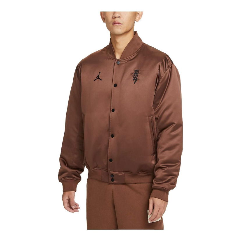 Яке бомбър Jordan Sports Jacket Кафяво | DV5634-244