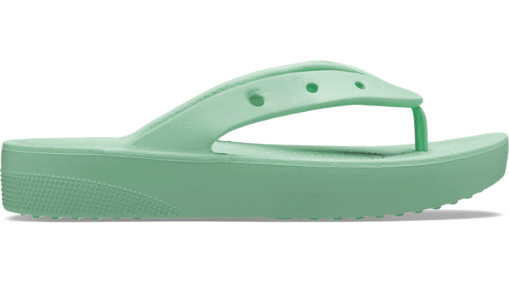 Кецове и обувки Crocs Classic Platform Flips Зелено | 207714-3UG, 0