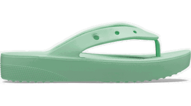 Кецове и обувки Crocs Classic Platform Flips Зелено | 207714-3UG, 0