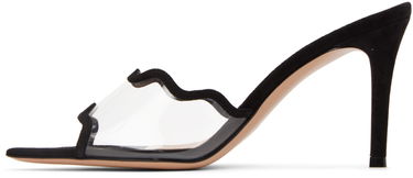 Аксесоари Gianvito Rossi Gianvito Rossi Scalloped Heeled Mules Черно | G16640.85RIC.CGS, 2