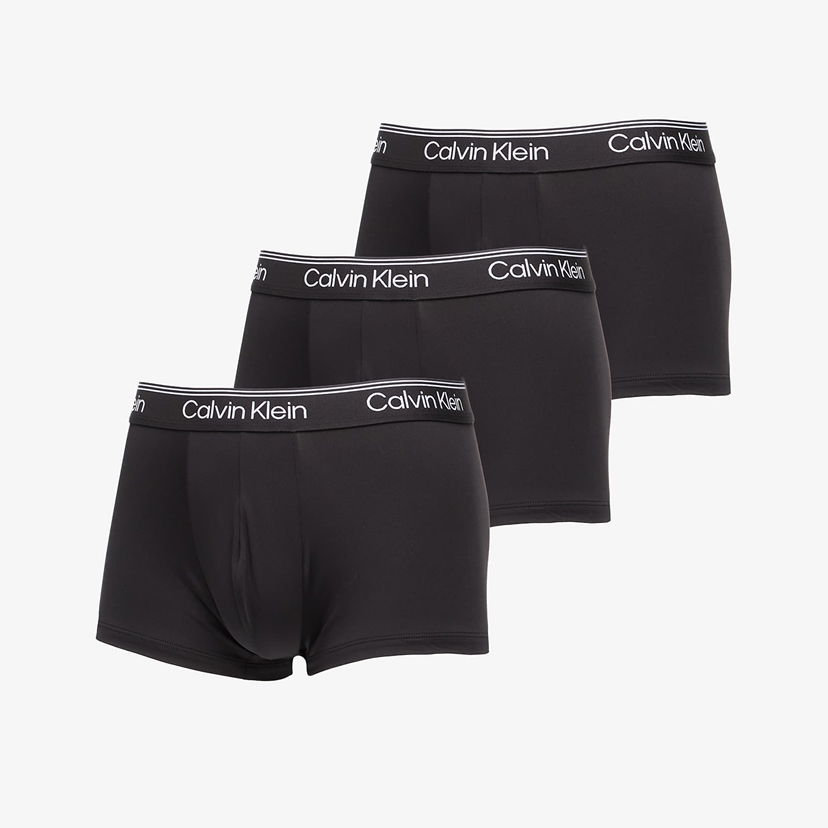 Боксерки CALVIN KLEIN Low Rise Trunk 3-Pack Black Черно | LV00NB4409 UB1