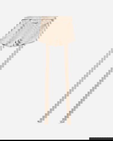 Къси панталони Jean Paul Gaultier Ribbed Logo Patch Long Strap Shorts Бежово | 26-01-W-TR059-J014 63, 2