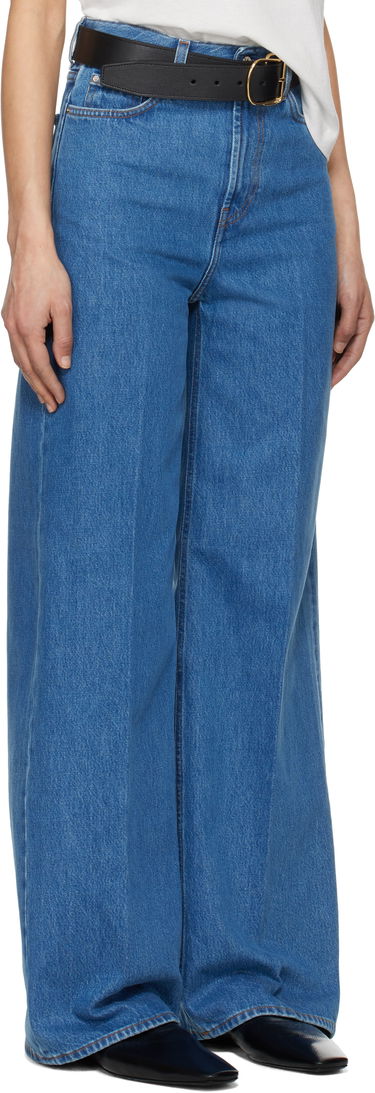 Дънки TOTEME Wide Leg Jeans Синьо | 242-WRB2426-FB0045, 4