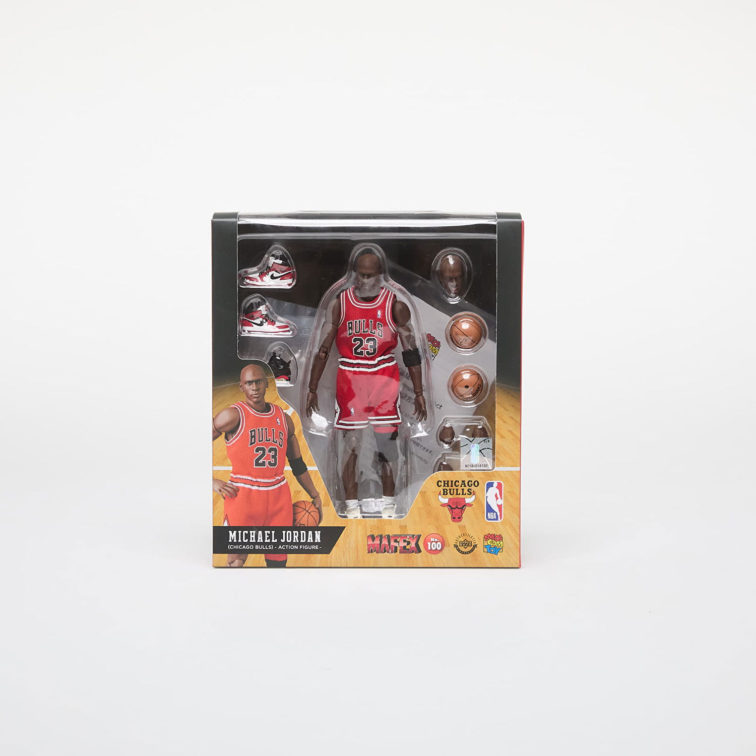 Колекционерско Medicom Toy MAFEX No.100 Michael Jordan Chicago Bulls Многоцветен | 4530956471006, 0