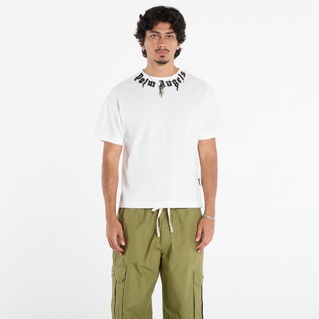 Palm Angels Neck Logo Regular T-Shirt