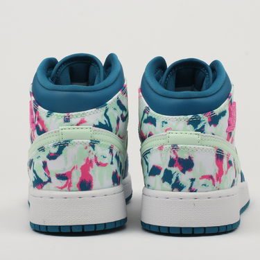 Кецове и обувки Jordan Air Jordan 1 Mid ''Paint Stroke'' GS Тюркоазено | 555112-300, 3