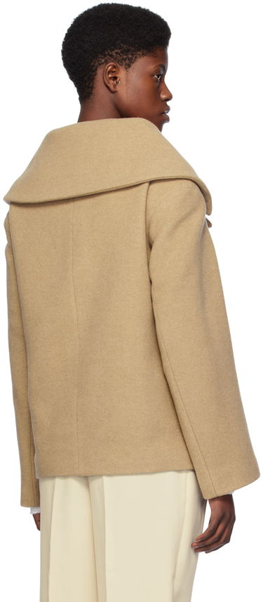 Яке TOTEME TOTEME Wrap Jacket Бежово | 241-WRO981-FB0055, 2