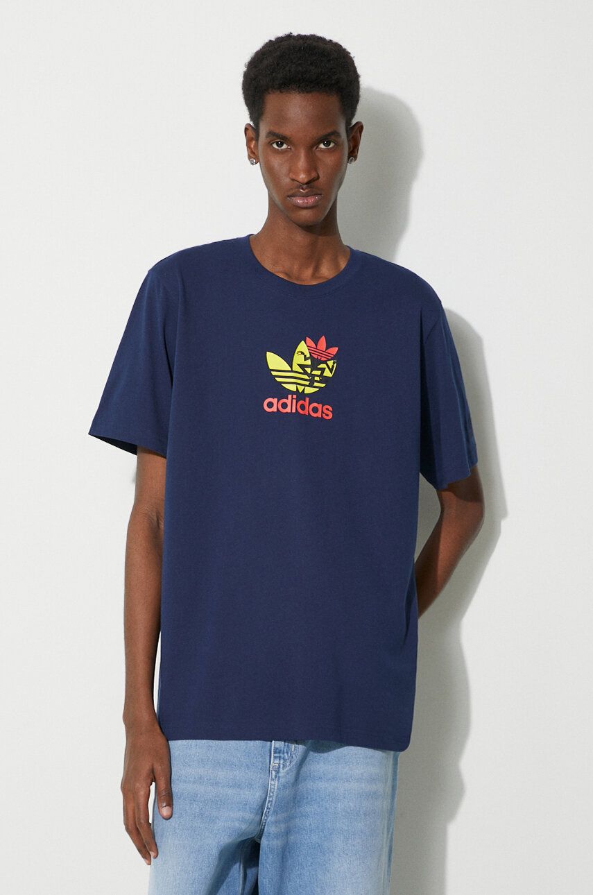 Тениска adidas Originals Printed T-Shirt Синьо | IS0233, 0