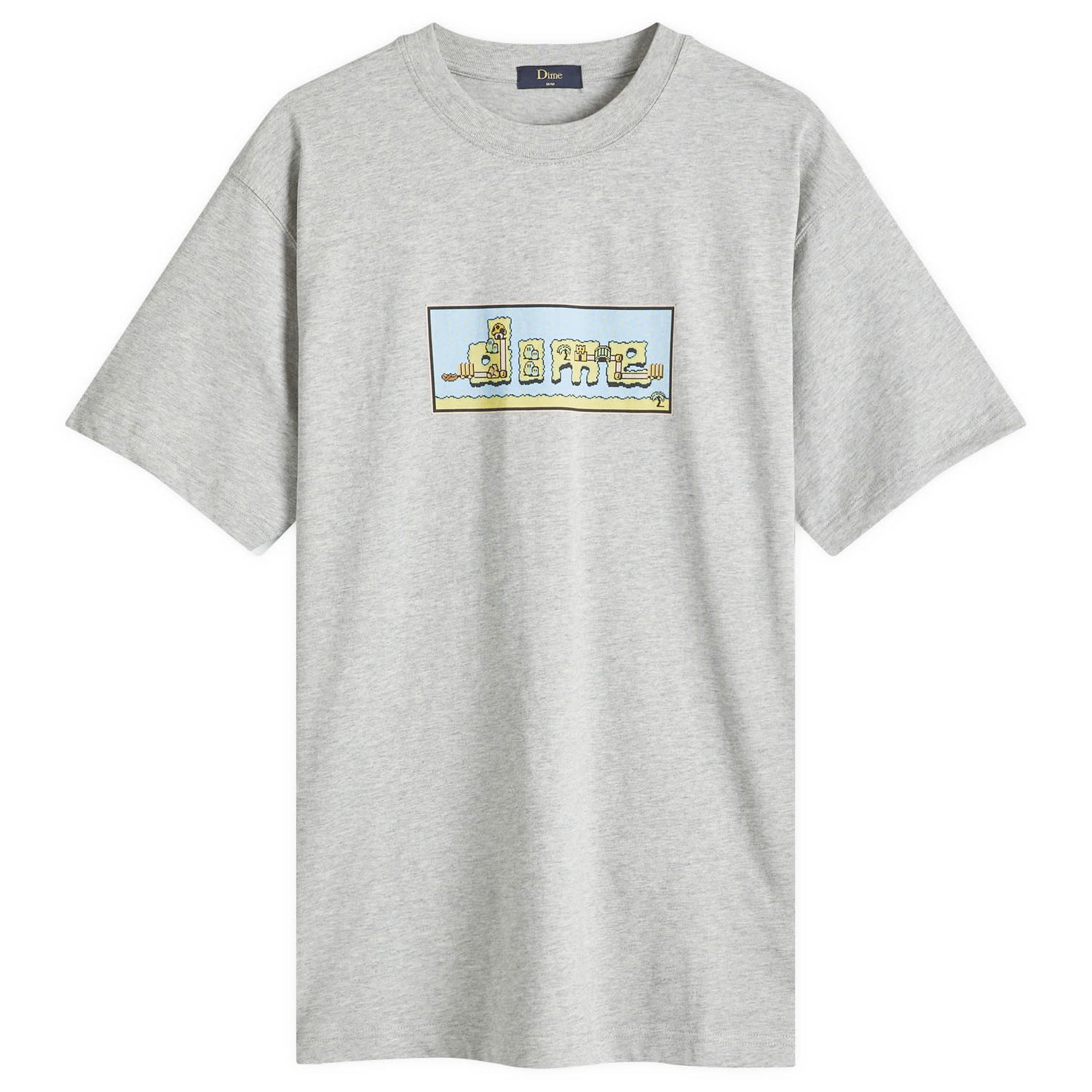 Тениска Dime World Heather T-Shirt Сиво | DIMEHO2460GRY, 0