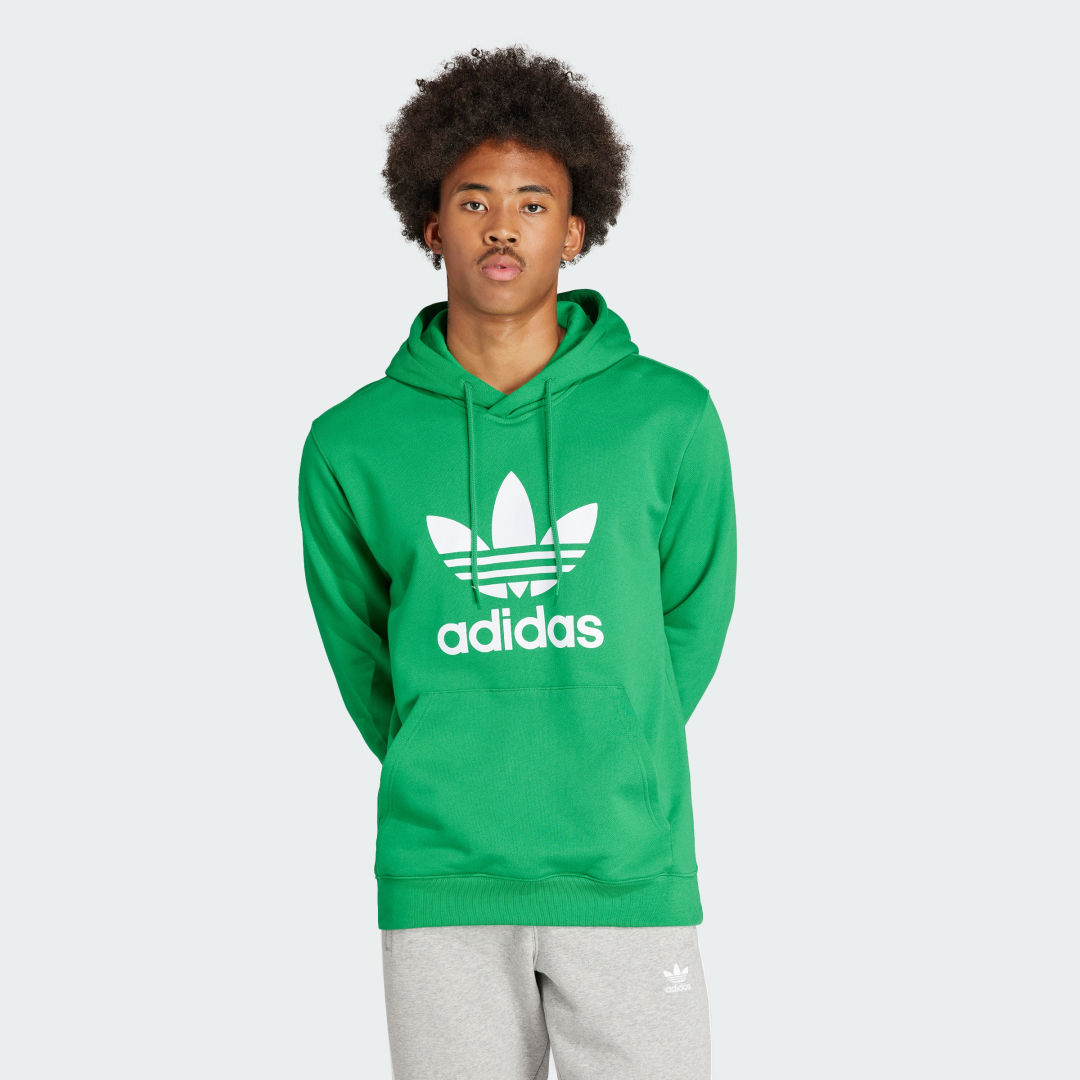 Суитчър adidas Originals Adicolor Classics Trefoil Зелено | IM9403, 1