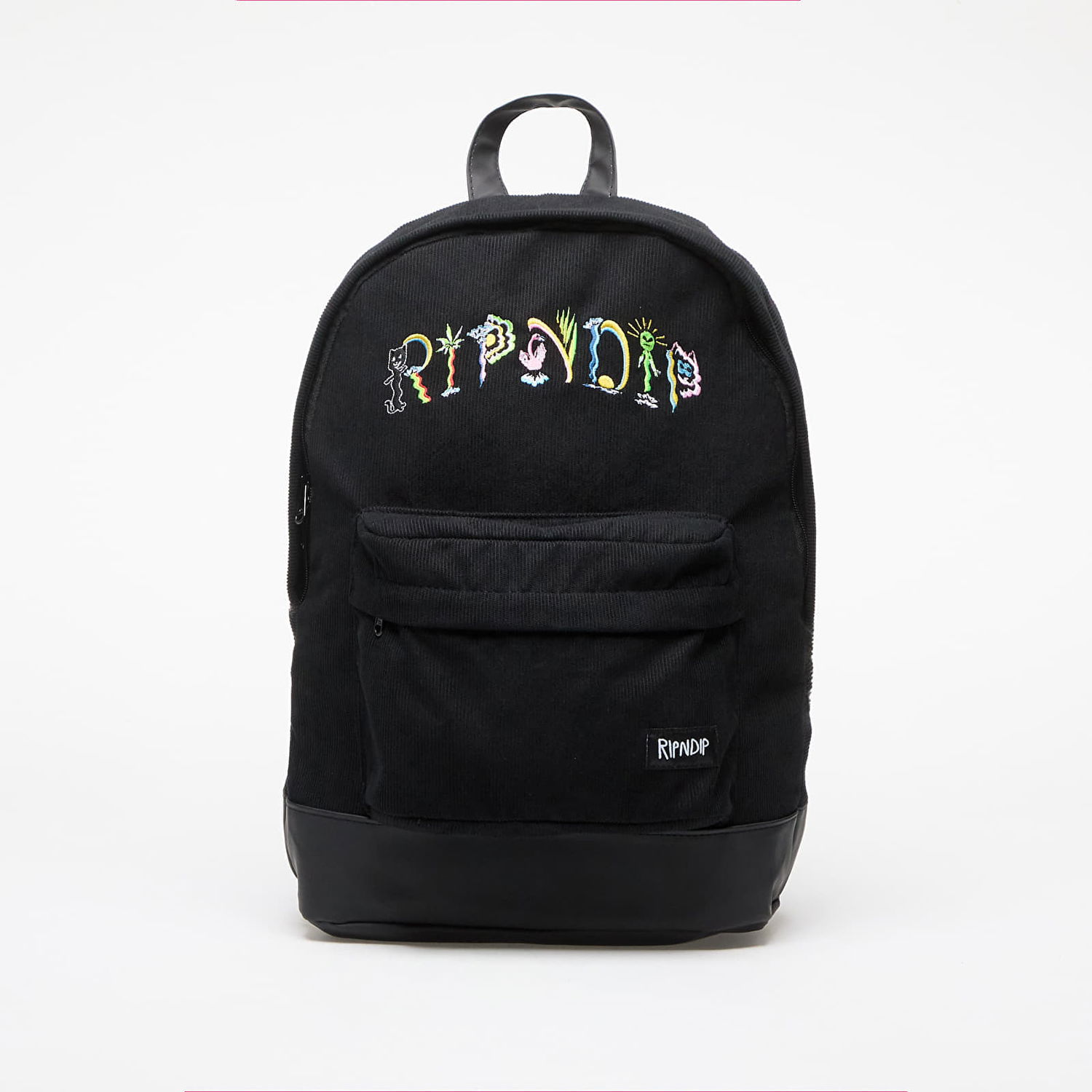 Раница RIPNDIP Venice Corduroy Backpack Black Черно | RNDSUM24238, 0