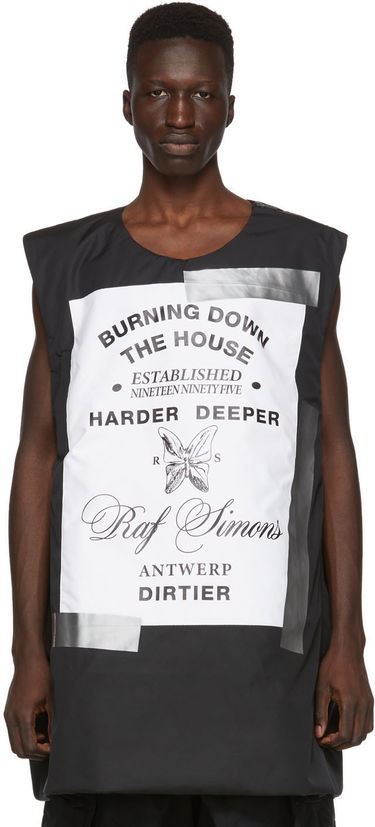 Жилетка RAF SIMONS Raf Simons Templa Edition Oversized Wadded Vest Черно | 192-201T, 0