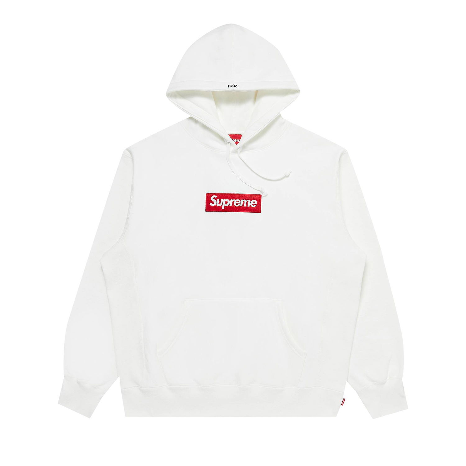 Суитчър Supreme Box Logo Hooded Sweatshirt Бяло | FW21SW35 WHITE, 1