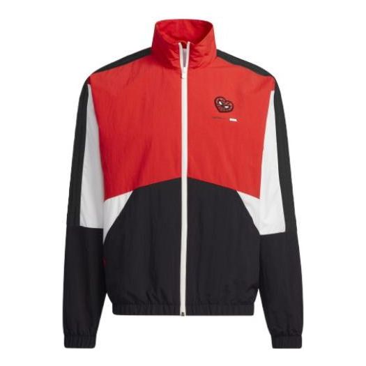 Ветровка adidas Originals Spider-Man Colorblock Woven Stand Collar Jacket Многоцветен | H55131, 0
