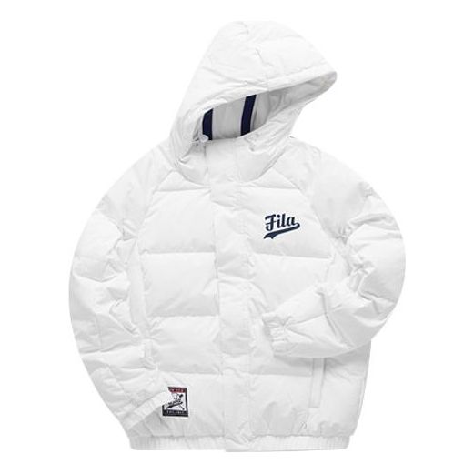 Пухо яке FILA FUSION Logo Print Down Jacket Бяло | T11M042902F-WT