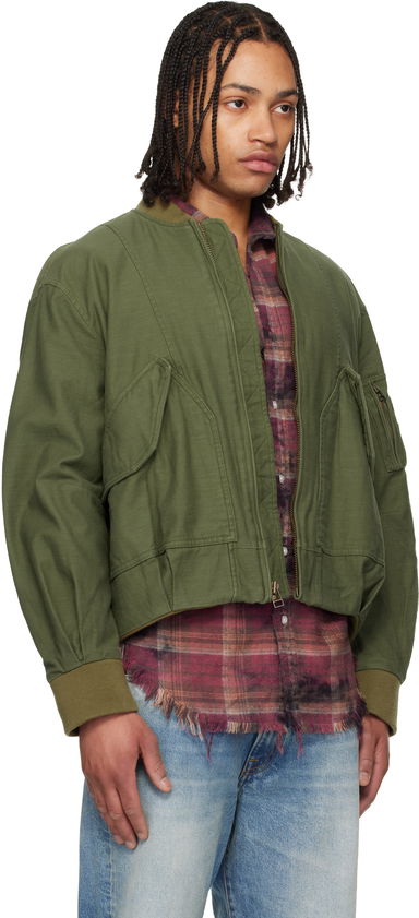 Cropped Bubble Bomber Jacket, 4