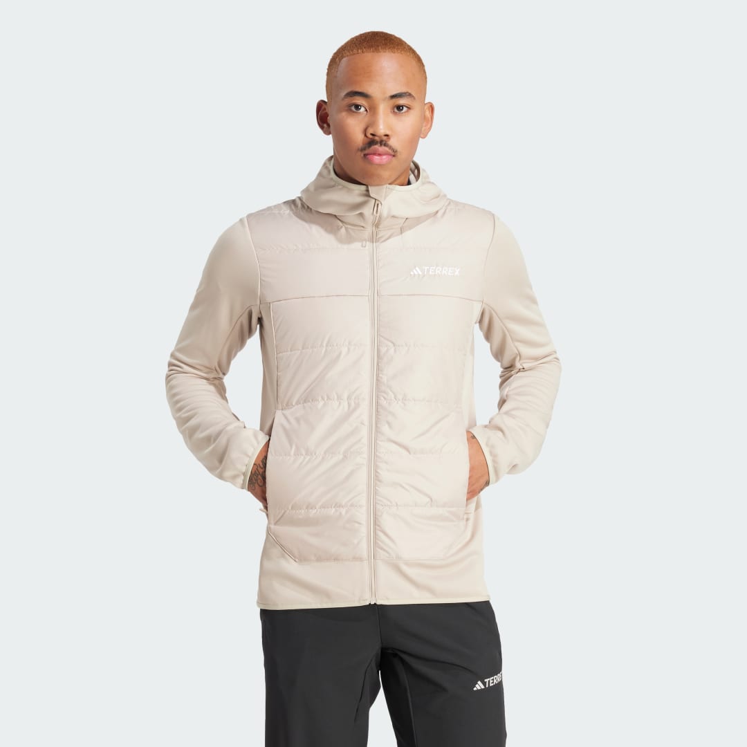 Яке adidas Performance Terrex Multi Hybrid Insulated Hooded Jacket Бежово | IM8106, 0