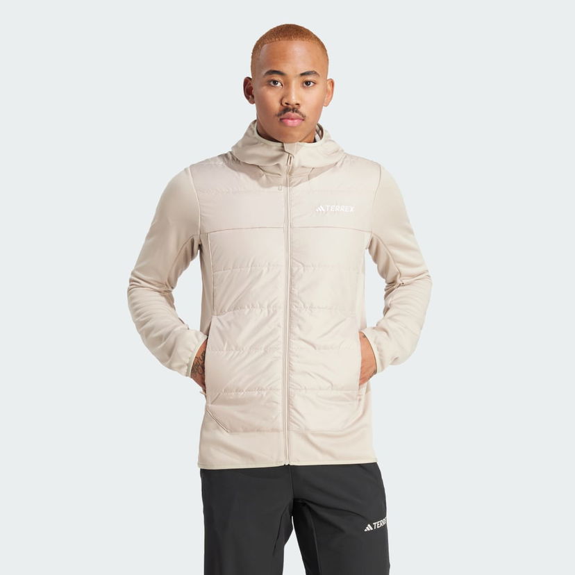 Яке adidas Performance Terrex Multi Hybrid Insulated Hooded Jacket Бежово | IM8106